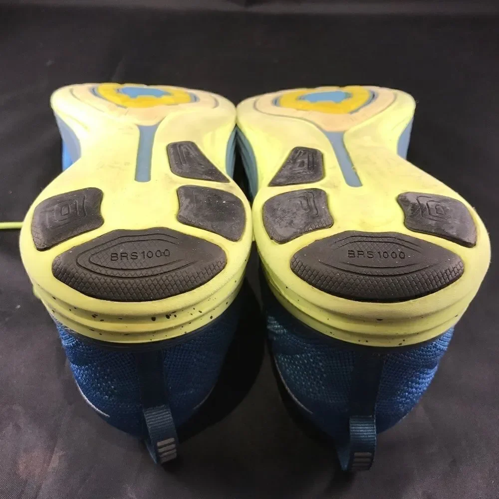 NIKE Mens Flyknit Lunar 2 Sz 10 US 44 EUR Volt Blue 9 UK Running Shoes